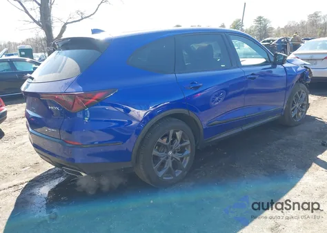 2022 Acura Mdx A-Spec Package из США, поврежденный, VIN 5J8YE1H08NL013083